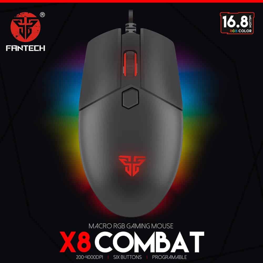 Игровая мышь Fantech Combat X8 Black