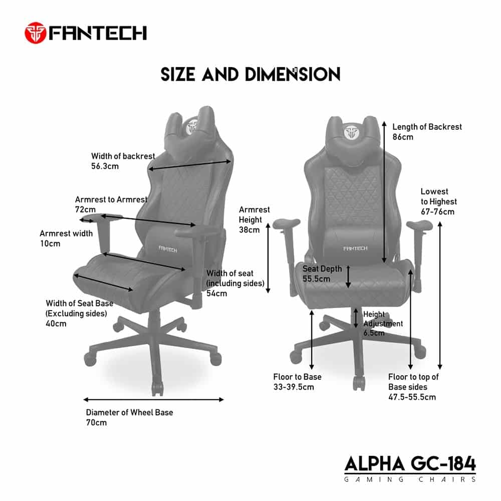 Игровое кресло Fantech Alpha GC-184