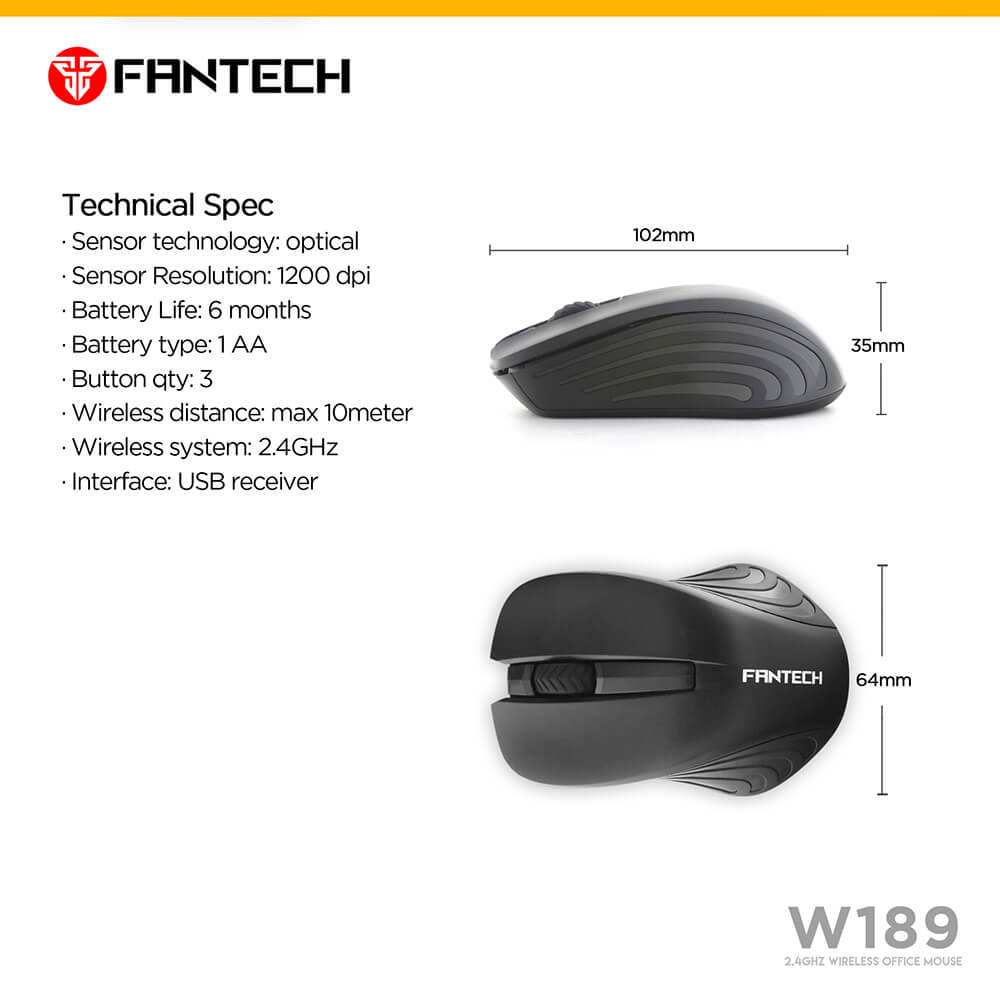 Мышь Fantech W189 Wireless