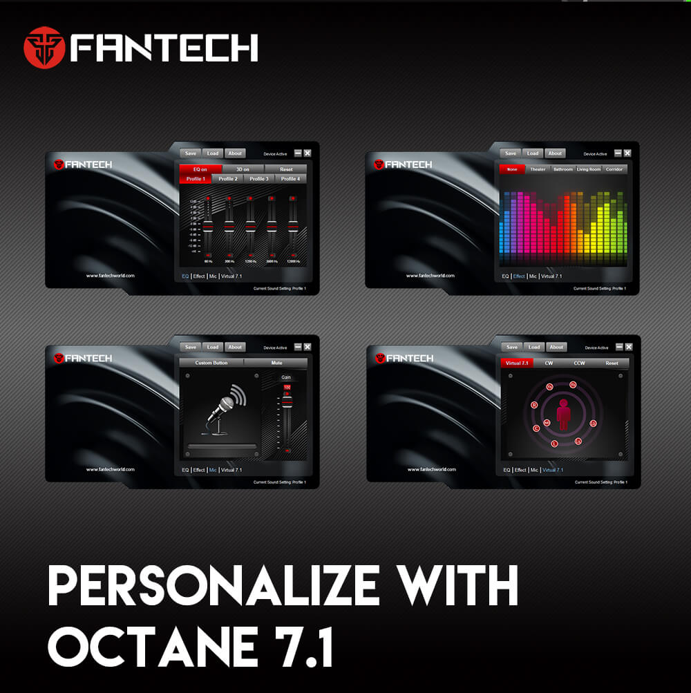 Игровая гарнитура Fantech Octane 7.1 HG23